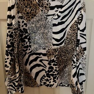 New Stylish Animal Print Women's Top
